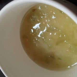 【離乳食初期】玉ねぎとナスのスープ